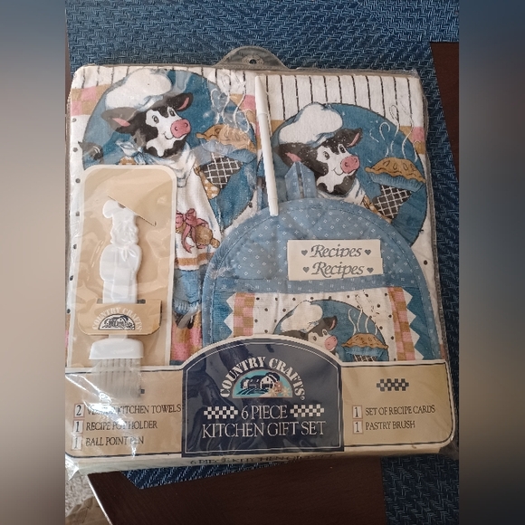 Vintage Country craft kitchen accessory set - Picture 1 of 4